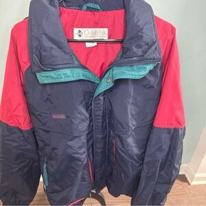 Vintage Columbia Powder Keg Winter Ski Jacket, Size L
